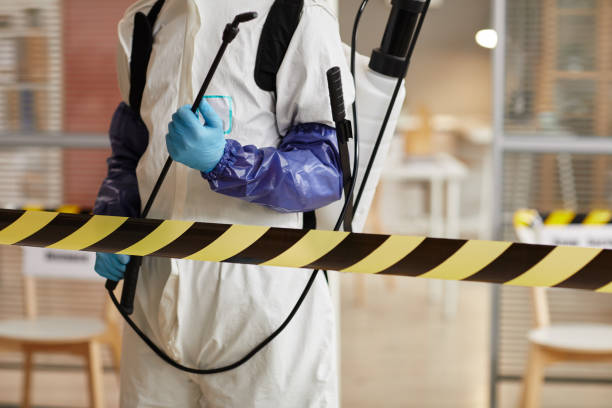 Professional Biohazard technician working in Bedminster, NJ